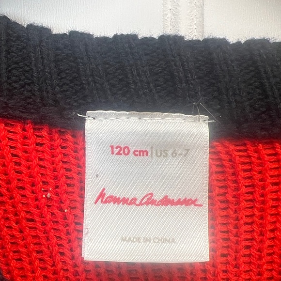 Kids Hanna Andersson 100% Cotton Christmas Dinosaur Swetar Sz 6-7 - Picture 4 of 6